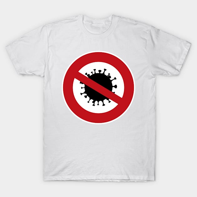 No Virus T-Shirt by mrgacuya